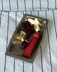 Claw Clip in Striped Cherry